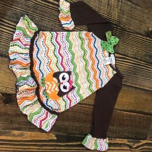 Girls 3T Bonnie Jean Thanksgiving dress.